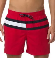 pantalons courts discount tommy hilfiger hommes 2013 shorts usa front red